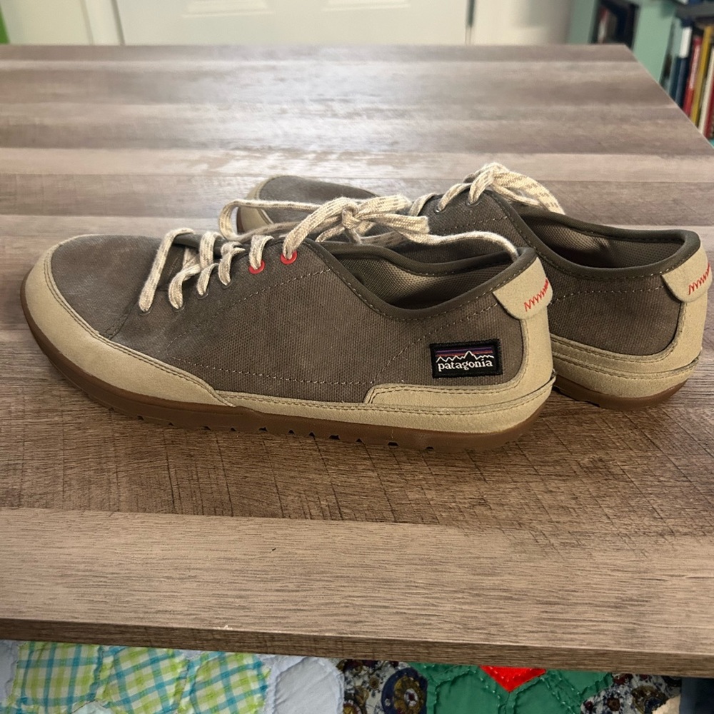 Patagonia Gray and Cream Sneakers - Picture 2 of 5